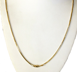 15 gm 14k Yellow Gold Box Chain 24 inch (1.80 mm)