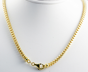 40.8gm 14k Yellow Gold Franco Chain 18 inch (3.60 mm)